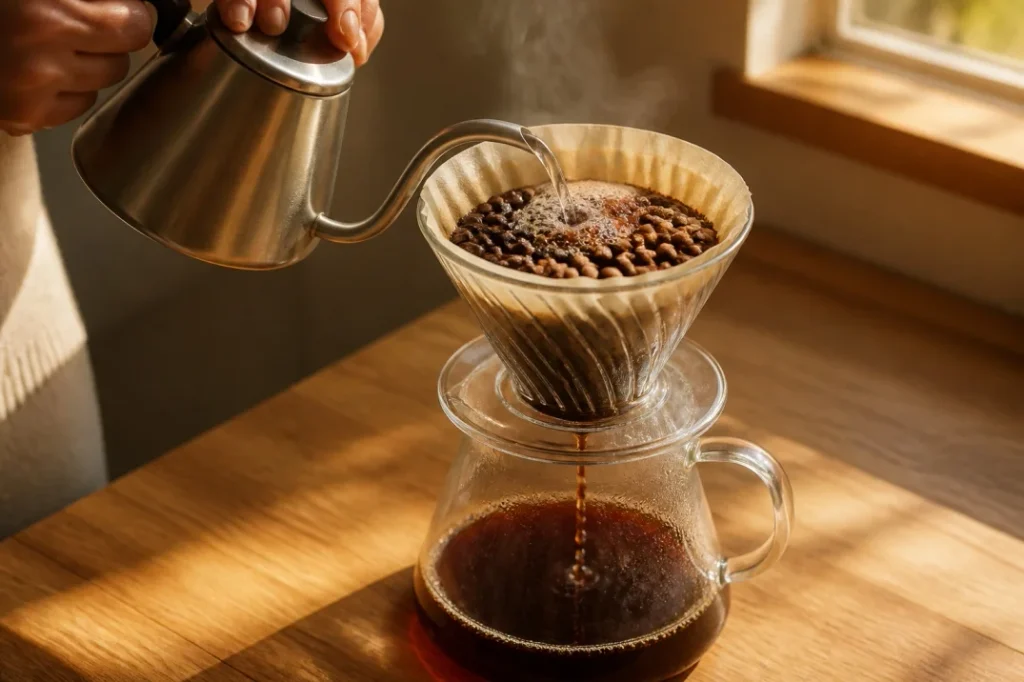 how much caffeine is in half caff coffee?