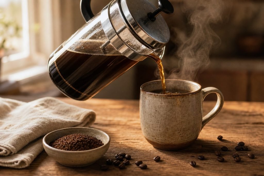 How to Prepare Coffee Using a French Press