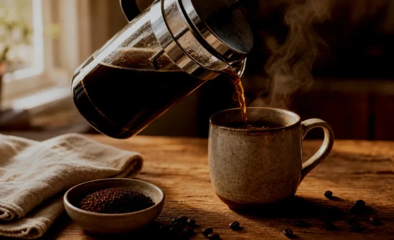 Prepare Coffee Using a French Press