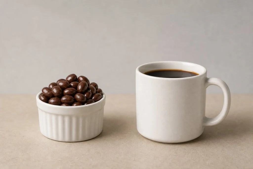 How Many Chocolate Covered Coffee Beans Equal One Cup of Coffee