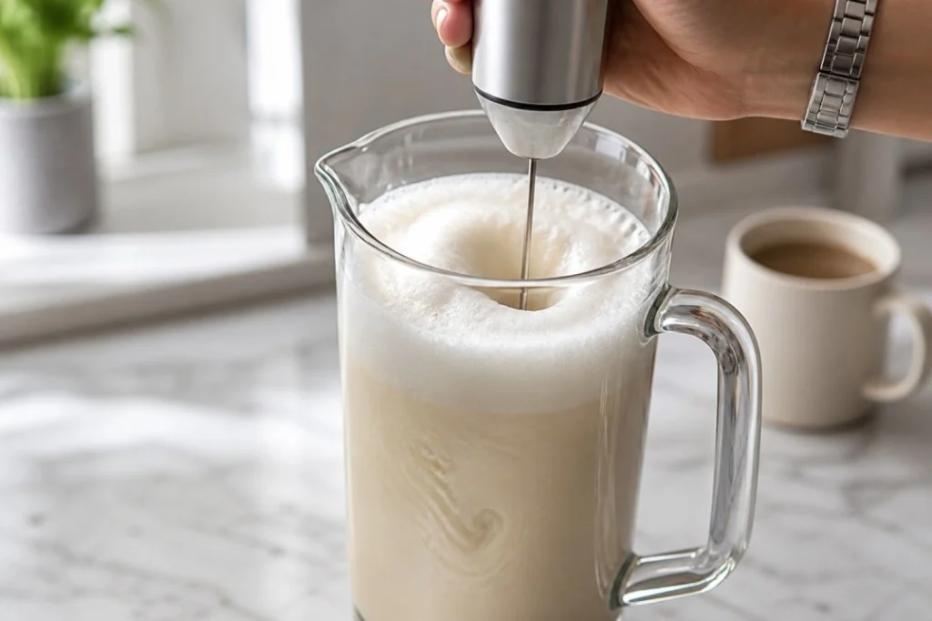 Frothy Soy Milk Cappuccino