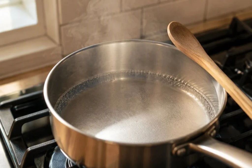 Heat the Water Until It Is Almost Boiling