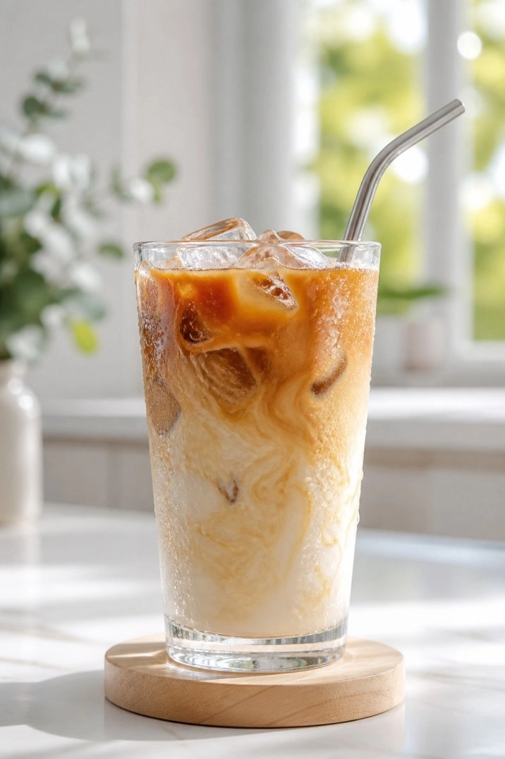 Iced Soy Milk Latte