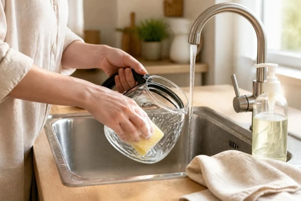 Wash the Loose Parts by Hand